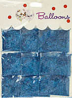 Декор для повітряних кульок синій №1362-4B(300) КІ