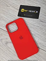 Чехол Silicone Case Full Protective (AA) для Apple iPhone 13 Pro (6.1") (Красный / Dark Red) 49839