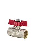 Кран кульовий латунний 3/4 вр, рукоятка метелик, ТМ "ORSO"