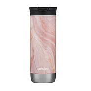 Термокружка Contigo Huron New Couture Snapseal Pink Marble (590 мл), фото 2