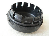 Колпачок ступицы колеса ВАЗ 2110 пластиковый черный 1шт + кольцо уплотнительное резиновое черное