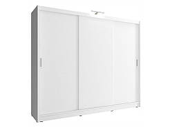 Шаф-купе Wiki I 250 ДСП ламінована, ДСП ламінована, білий, дуб Сонома, дуб Сонома