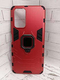Чохол для Xiaomi Redmi Note 10 Pro накладка бампер протиударний з кільцем red