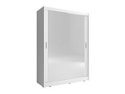 Шаф-купі Maja 130 2 LUS ДСП ламінована, МДФ, білий, дуб Сонома, дуб Сонома