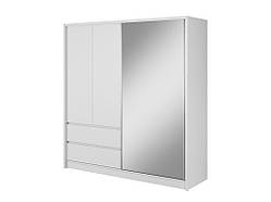 Шаф-купе Sara 200 ДСП ламінована, МДФ, скандинавський, білий, дуб Сонома