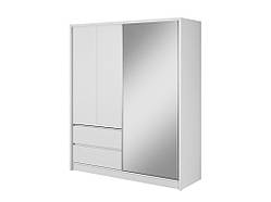 Шаф-купе Sara 180 ДСП ламінована, МДФ, скандинавський, білий, дуб Сонома