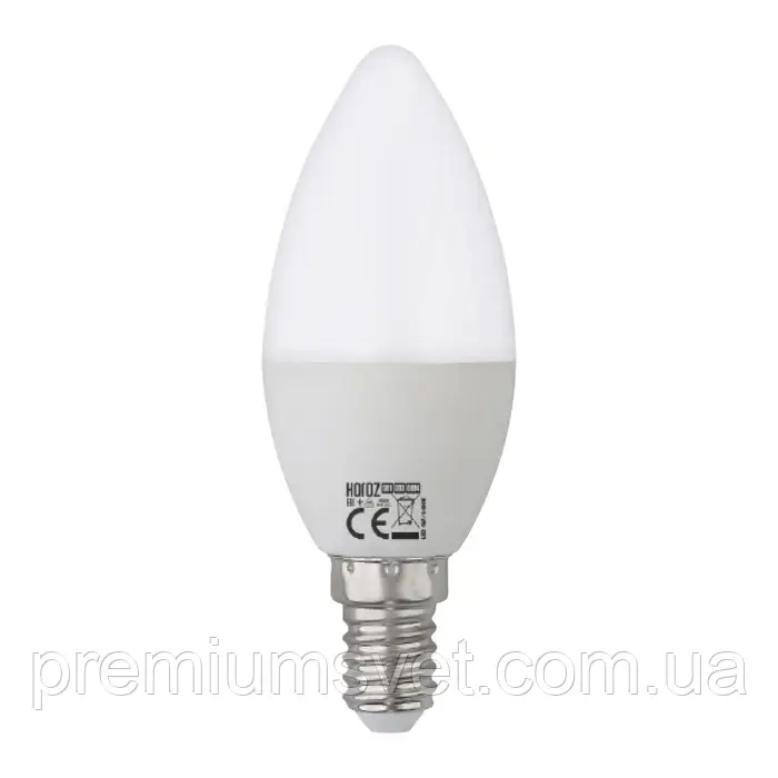 Лампа 6W  E14  4200K 480Lm "ULTRA-6" свеча (00100300062)