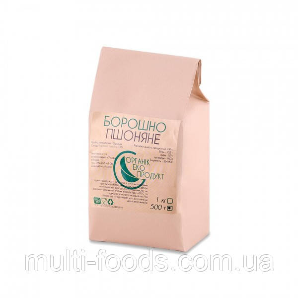 Мука пшенная (просяная) натуральная Organic Eco-Product, 500 г, цена 43 ...
