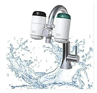 Проточный водонагреватель насадка-фильтр бойлер на кран электрический для горячей воды ZSW-D01 APL