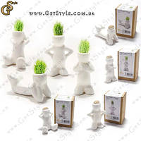 Керамічний трав'янчик - "Hair Man"