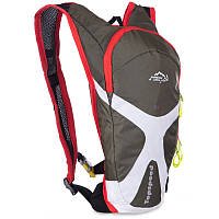 Рюкзак спортивный SP-Sport Local Lion Action LK409 объем 5л Deep Olive-White-Red