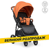 Прогулочная коляска EL CAMINO X4 ME 1024 Orange Lines Оранжевый