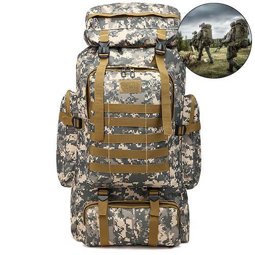 Рюкзак тактичний Storm Solo-2 80л; 70x36x20sм. MOLLE. Рюкзак-баул Штурм a-804-pixel.