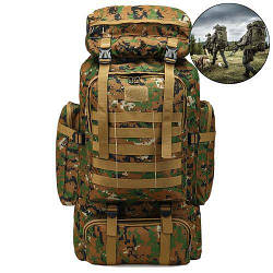 Рюкзак тактичний Storm Solo-2 80л; 70x36x20sм. MOLLE. Рюкзак-баул Штурм a-804-pixel2.