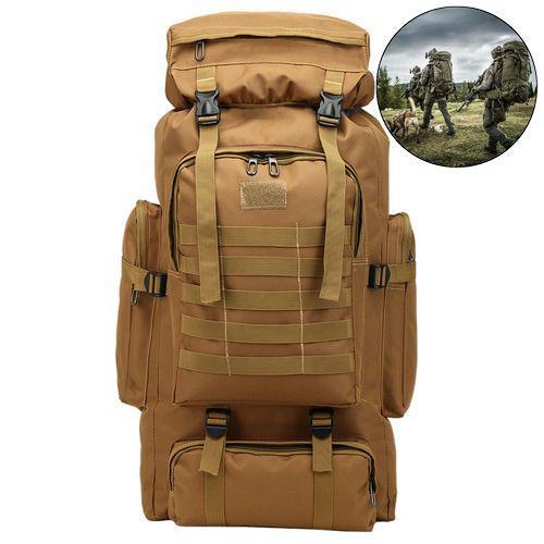 Рюкзак тактичний Storm Solo-2 80л; 70x36x20sм. MOLLE. Рюкзак-баул Штурм a-804-coyote.