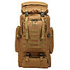 Рюкзак тактичний Storm Solo-2 80л; 70x36x20sм. MOLLE. Рюкзак-баул Штурм a-804-coyote., фото 2