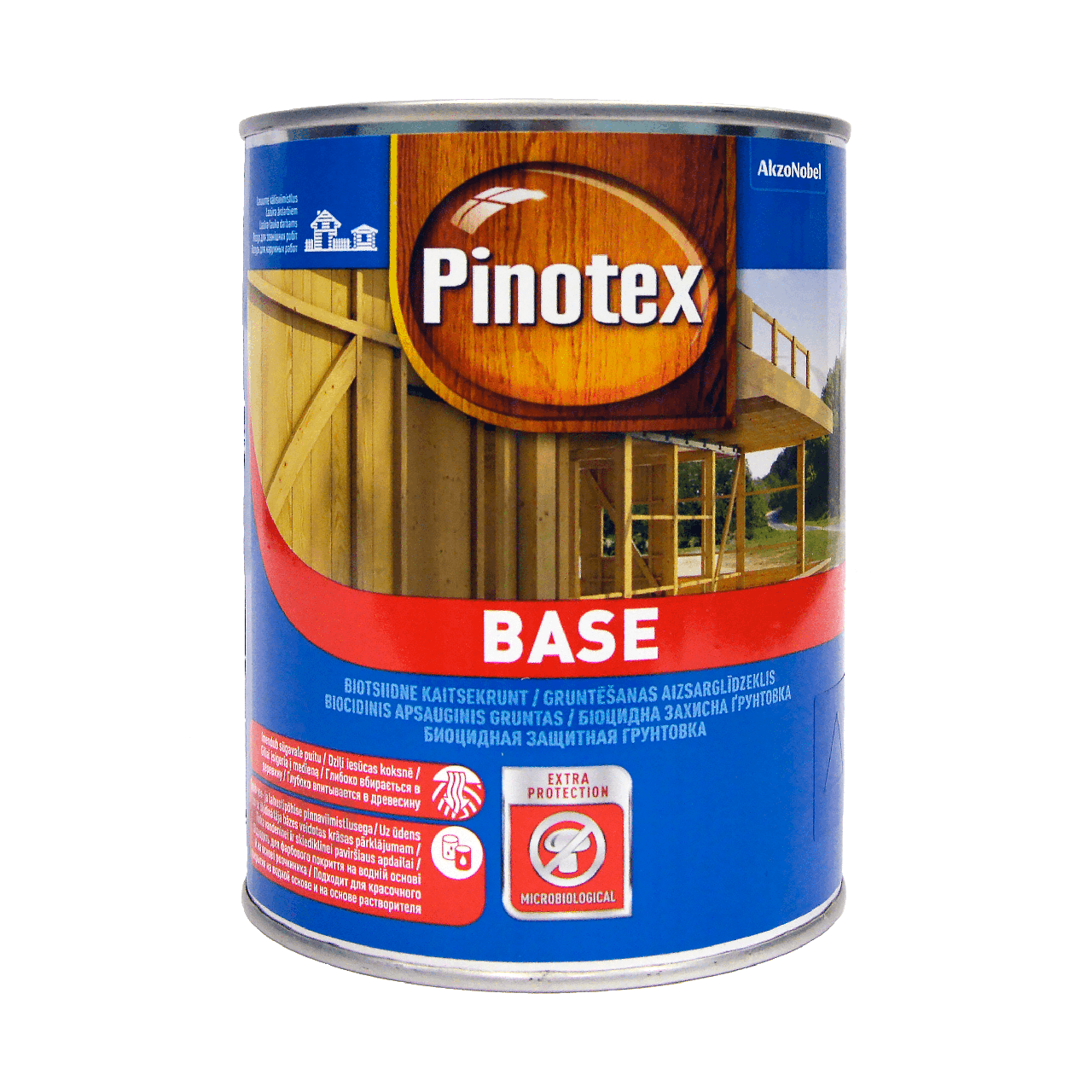 Ґрунтовка для дерева Pinotex Base біоцидна, безбарвна, 1 л