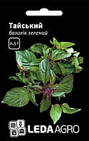 Базилик Зеленый Тайский 0,3 г Leda Agro Семена (Базилик Зеленый Тайский Пряно-вкусовые растения Семена)