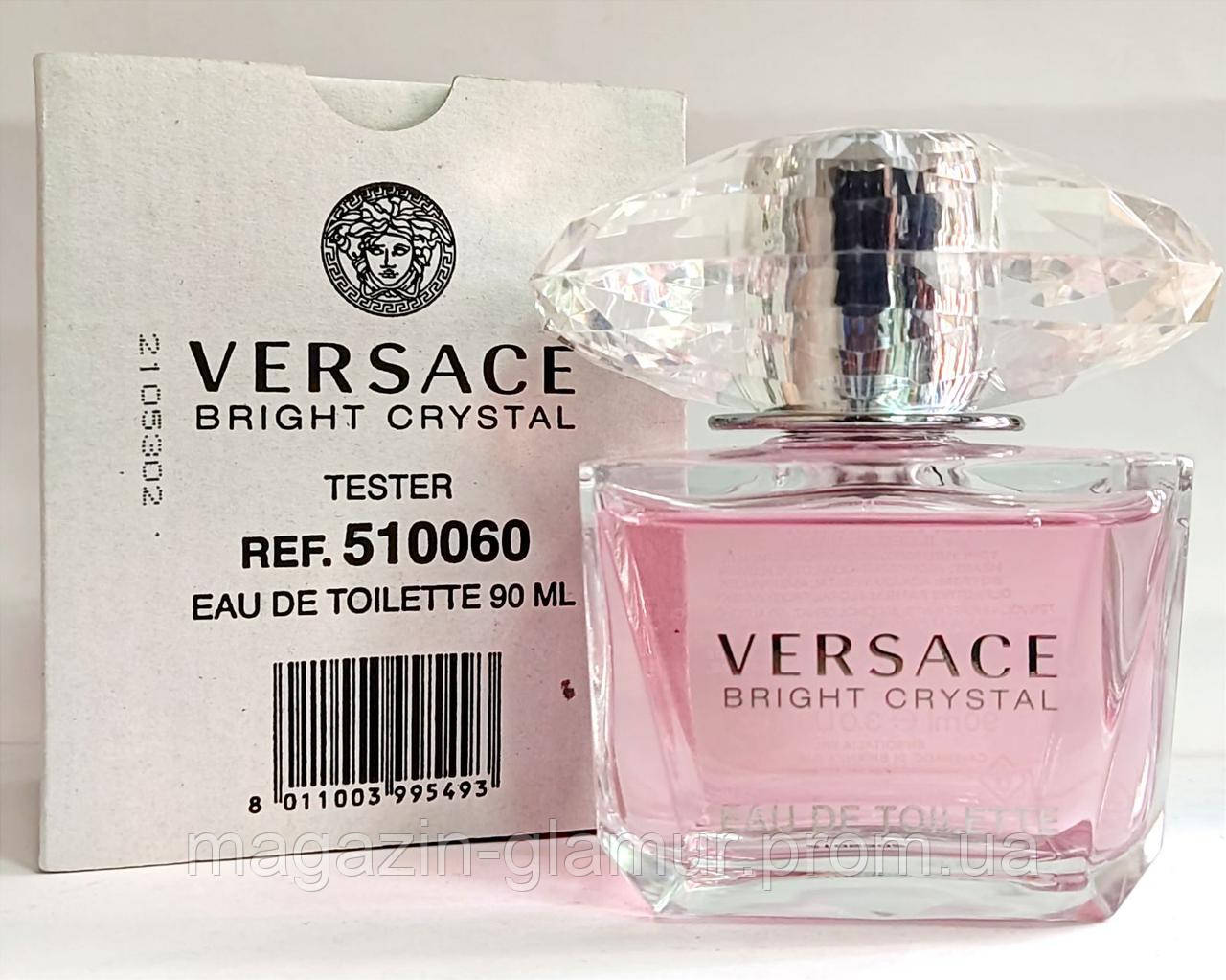 ОРИГИНАЛ Versace Bright Crystal 90ml ТЕСТЕР Версаче Брайт Кристал, цена