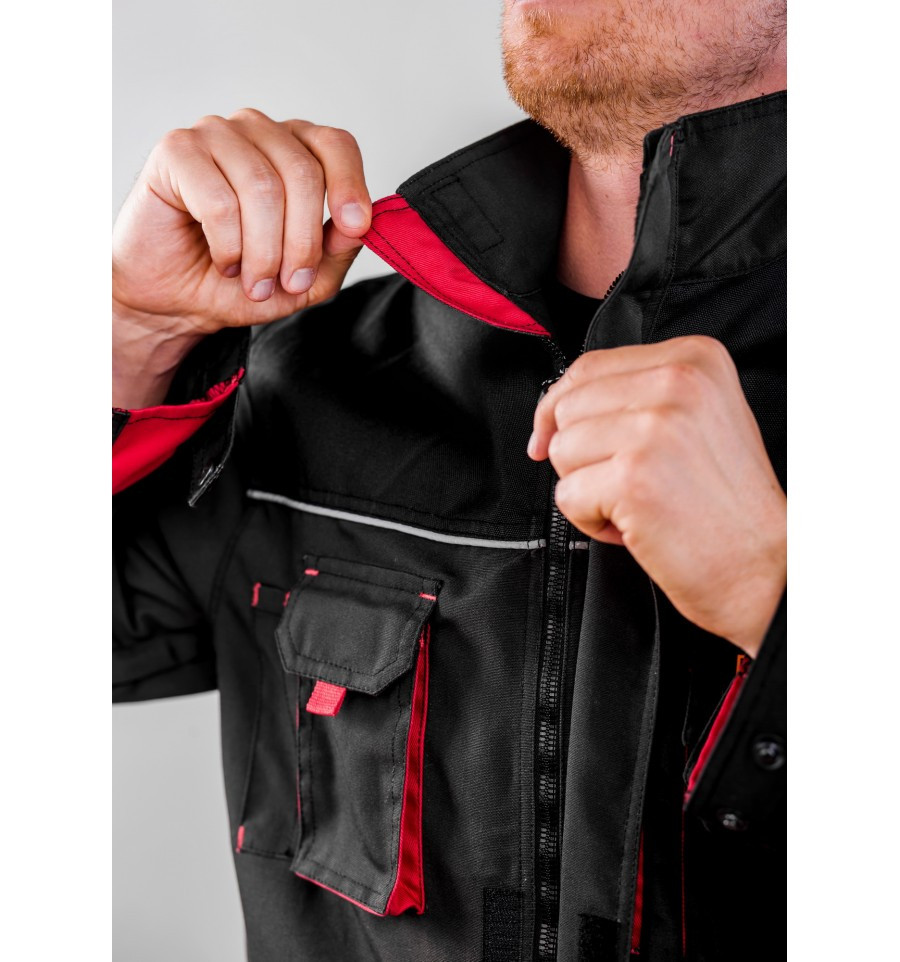 Куртка рабочая SteelUZ RED, модель 2019, рост 180-190 см - фото 3 - id-p1669743947