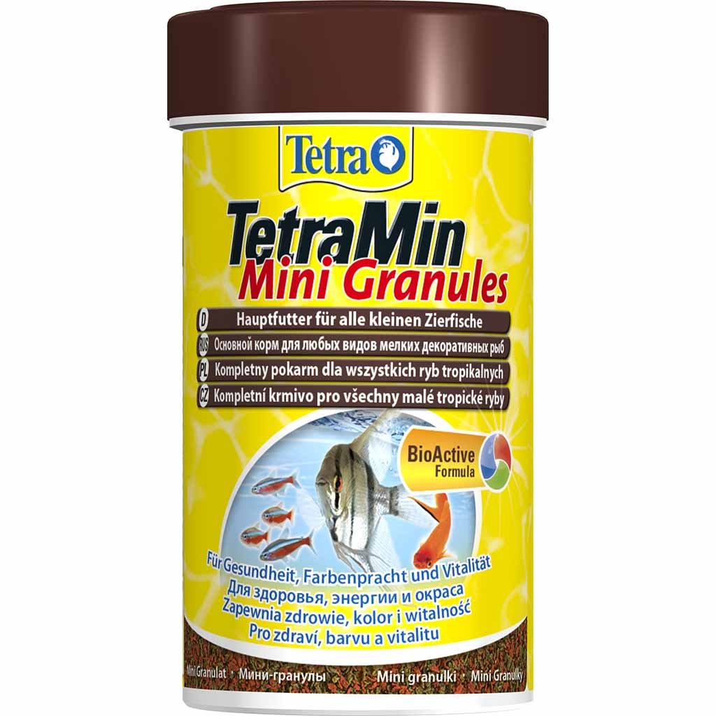 Корм TetraMin Mini Granules 100 ml. Корм у гранулах для невеликих декоративних рибок