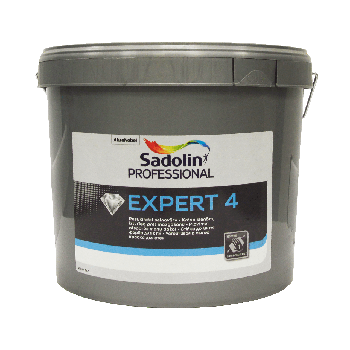 Акрилова фарба Sadolin Expert 4 для стін та стелі, біла, BW, 2,5 л