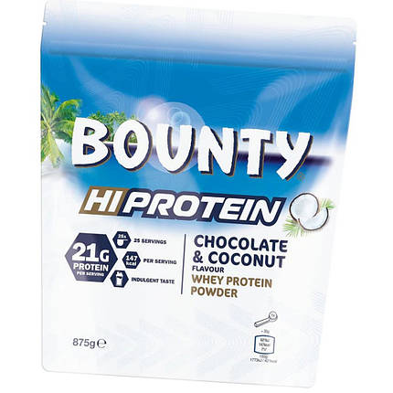 Протеїн Mars Bounty Hi Protein 875 g chocolate & coconut, фото 1