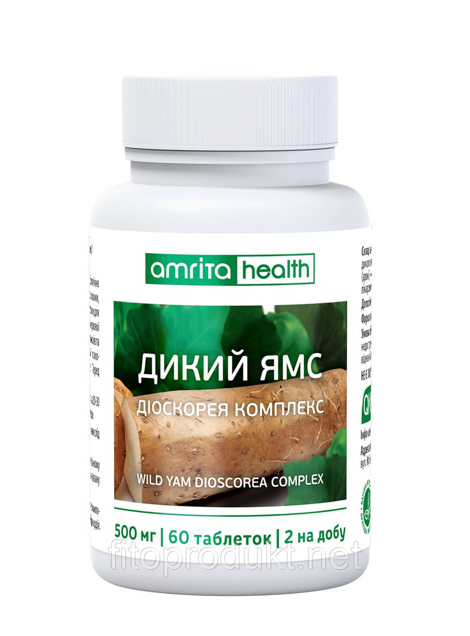 Дикий Ямс Діоскорея комплекс застерігає судинні спазми No60 Амріта, фото 1