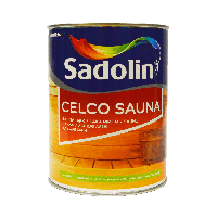 Лак на водній основі Sadolin Celco Sauna для сауни та лазні, безбарвний, BC, 2.5 л