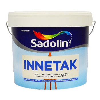 Латексна фарба Sadolin Innetak для стелі, біла, 2,5 л