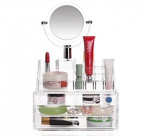 Органайзер для косметики із дзеркалом