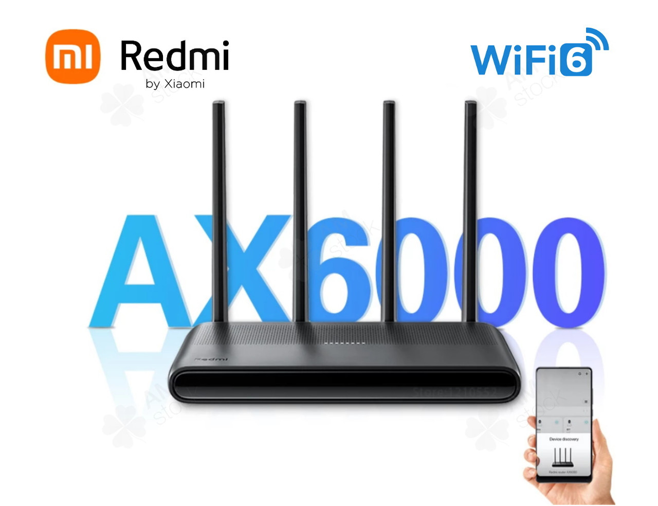 Купить Роутер Xiaomi Redmi Router AX6000 Wi-Fi 6, цена 5525 грн — Prom ...