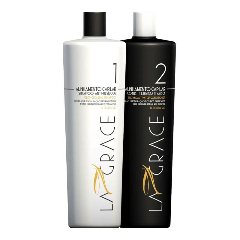 LaGrace Набір для кератинового вирівнювання волосся 2х1000 г