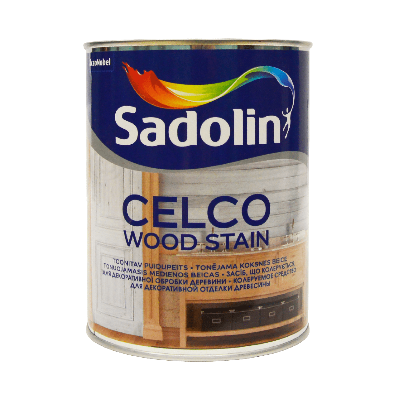 Морилка для дерева Sadolin Celco Wood Stain на водній основі, безбарвна, BC, 1 л