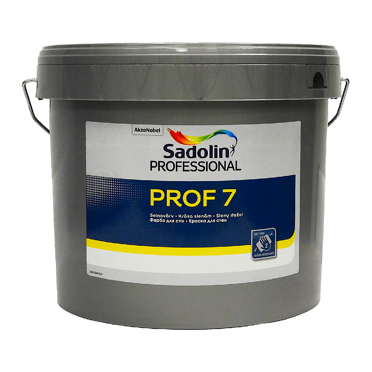 Латексна фарба Sadolin Prof 7 для стін та стелі, біла, BW, 10 л