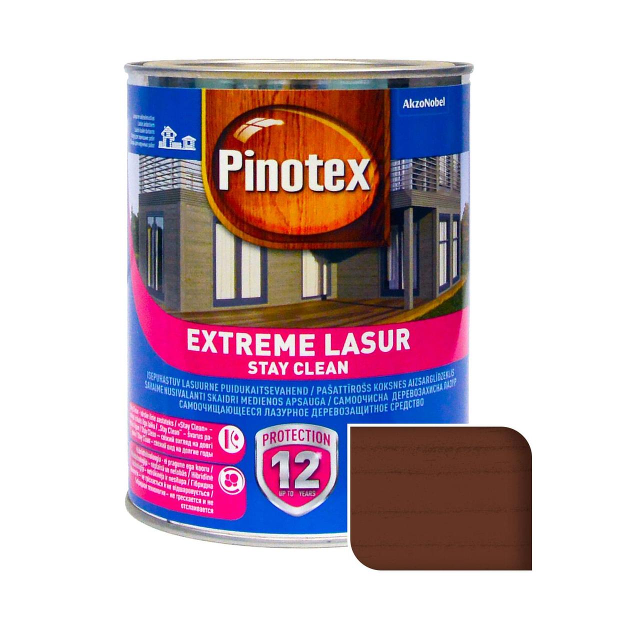 Просочення для дерева Pinotex Extreme Lasur самоочисне, тік, 1 л