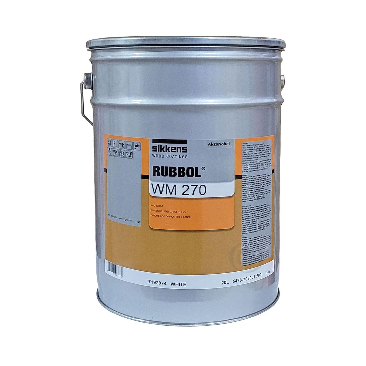 Ґрунт на водній основі Sikkens Rubbol WM 270, білий (5478-708001-200), 20 л