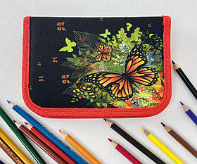 Пенал Одинарний з 2 відворотами Метелик 53242-ТК 94703 Tiki Tiki