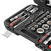Набір інструментів 1/2" & 1/4", 82 од., Cr-V STORM INTERTOOL ET-8082, фото 7