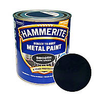 Фарба 3 в 1 по металу Hammerite Metal Paint Smooth захисна, темно-зелена, 0.75 л