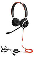 Jabra Evolve 40 UC Stereo - USB гарнитура с 2 наушниками