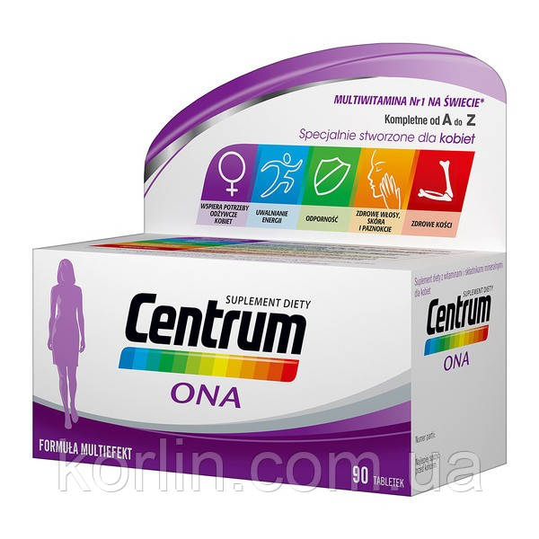 Centrum ONA Центрум ОНА Вітаміни Для жінок 90 таблеток, фото 1