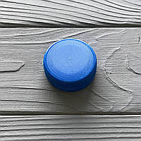 Крышка для ПЭТ бутылки синяя, широкое горло 38 мм