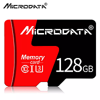 Карта памяти, Флешка TF card MicroSD 128GB Class 10 + SD Adapter микро сд 128 гб для телефона MICRO-128