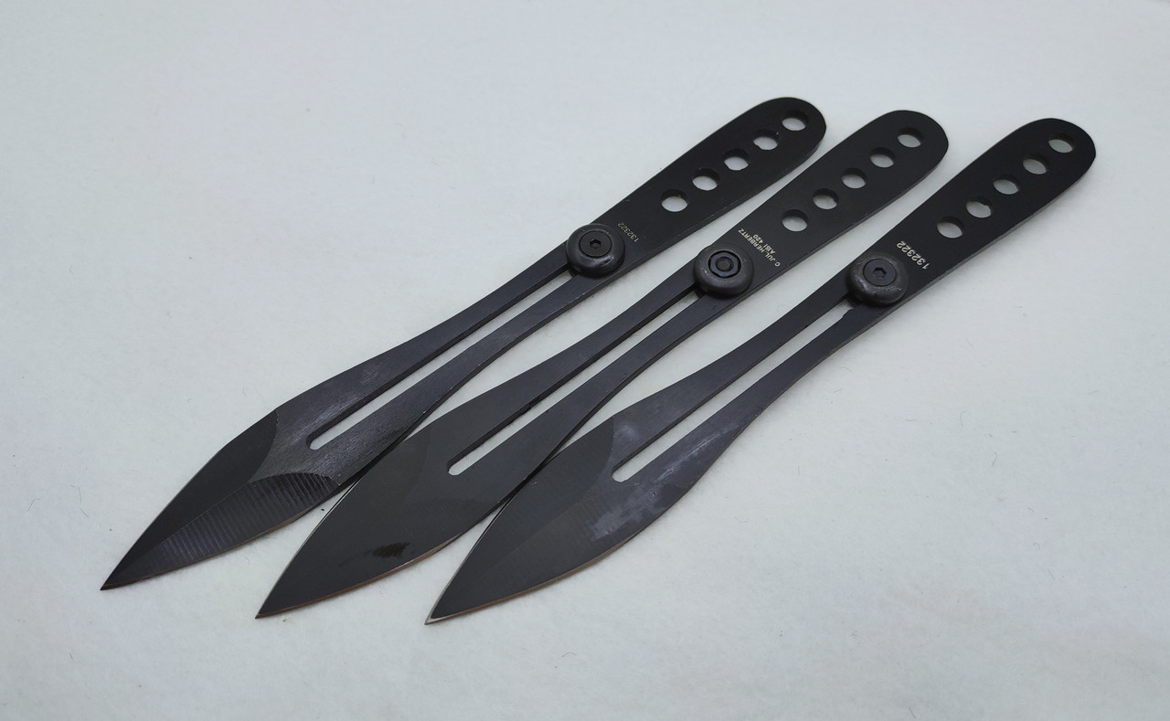 Набір метальних ножів з змінюваним центром тяжіння,3 шт. в комплекті з чохлом