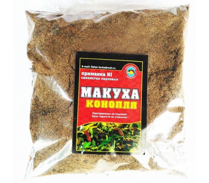 Пикормка для риболовлі.Макуха пресована "Рибальська крамниця" коноплі