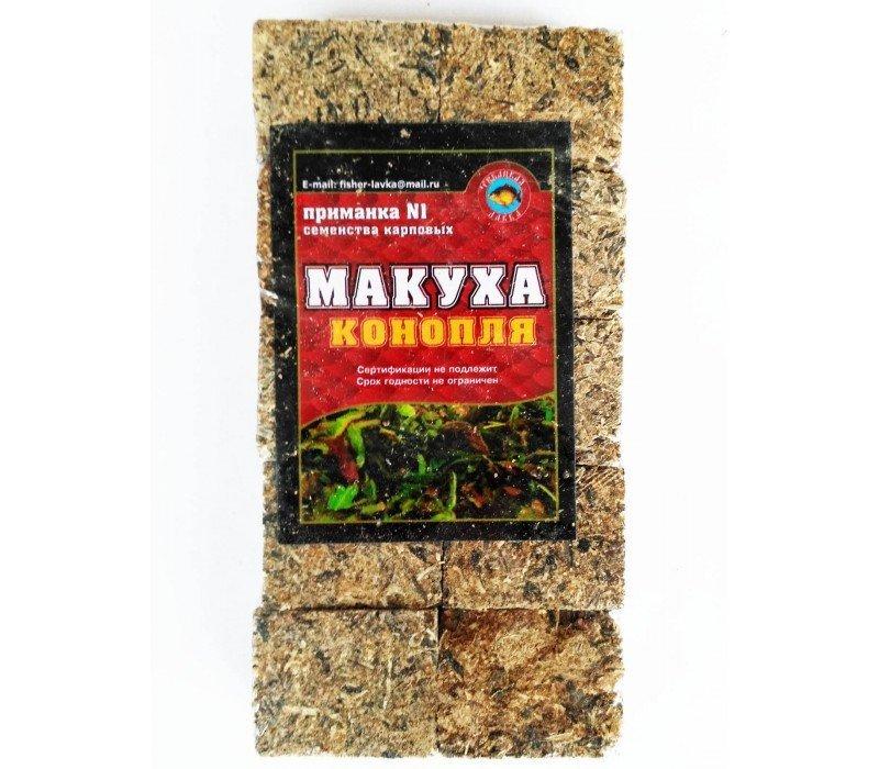 Пикормка для риболовлі.Макуха пресована Коноплі