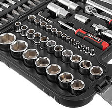 Набір інструментів 1/2 "& 1/4", 94 од., Cr-V INTERTOOL ET-8094, фото 6
