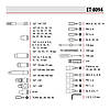 Набір інструментів 1/2 "& 1/4", 94 од., Cr-V INTERTOOL ET-8094 За передоплатою, фото 9