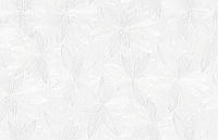 Шпалери з квітами, Шпалери в зал світлі, Шпалери білі метрові LS Атурина ДХС-1476/1 (1,06 х10,05м)